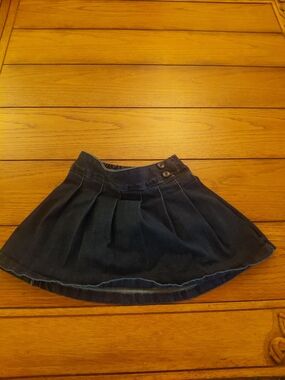 Garanimals Dark Blue Pleated Denim Skirt